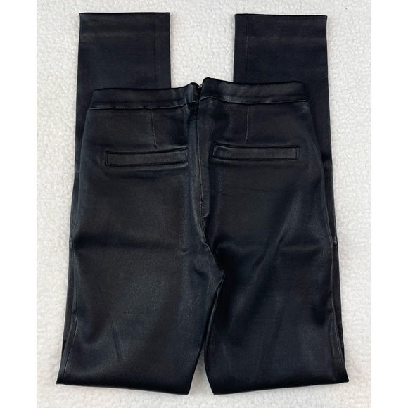 ZADIG & VOLTAIRE • Pharly Black Lamb Leather Stretch Skinny Pants - Picture 7 of 16